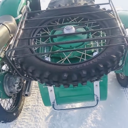Bagaźnik wózka bocznego na koło zapasowe Ural Tourist Ranger Gear-Up