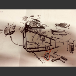 Podnóżek centralny BMW R71/R61/R51/R66 Wysoka Jakość 